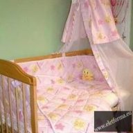   Scooby-Doo gyerek baldachin + ágynemű-szett, 5 részes (paplan+párna+baldachin+rácsvédő+tároló), rózsaszín - Naturtex