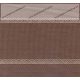 Billerbeck Bianka pamut kispárnahuzat, 36x48 cm, Barna (003)
