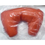 Billerbeck Bianka utazópárna/nyakpárna, 40x25 cm, Piros