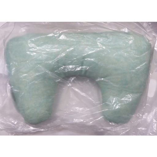 Billerbeck Bianka utazópárna/nyakpárna, 40x25 cm, Zöld/mintás