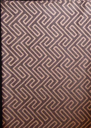 Billerbeck Bianka pamut kispárnahuzat, 36x48 cm, Barna Labirintus (002)
