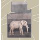 Billerbeck Bianka 3 részes pamut-szatén ágyneműhuzat, Elefánt