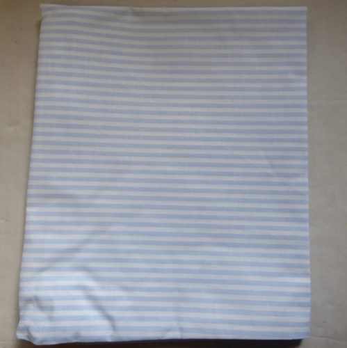 Billerbeck Bianka félpárnahuzat, Kék-fehér csíkos, 50x70 cm (013)
