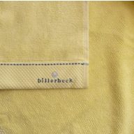 Billerbeck rizskötésű törölköző, Sárga, 70x140 cm 