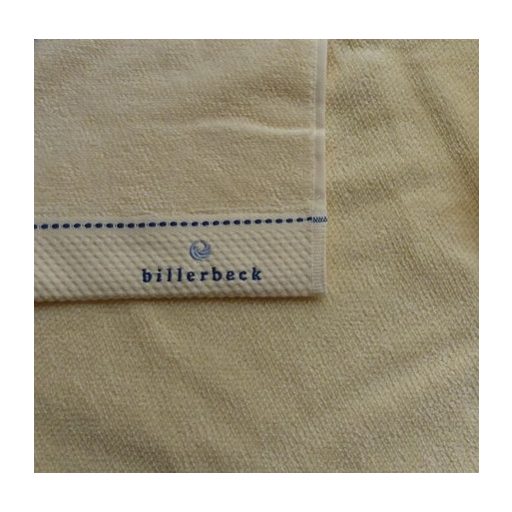 70x180 cm Billerbeck rizskötésű törölköző, Vanília sárga 