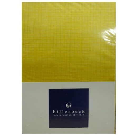 Billerbeck Bianka 3 részes pamut-szatén ágyneműhuzat, Sárga (382)