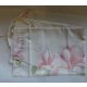 Billerbeck Elegante hengerpárna huzat, 40x15 cm, Bézs/pink virág (01)