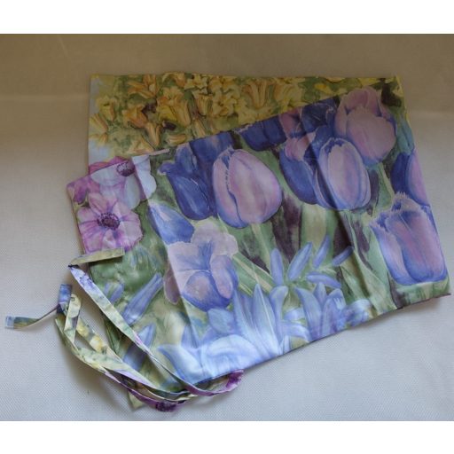 Billerbeck Elegante hengerpárna huzat, 40x15 cm, Virágos (02)