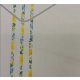 Billerbeck Bianka pamut kispárnahuzat, 36x48 cm, Fehér - csíkos mintás
