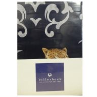   Billerbeck Bianka 3 részes pamut-szatén ágyneműhuzat, Leopárd grafit (195)