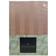   Billerbeck Bianka 3 részes pamut-szatén ágyneműhuzat, Rózsaszín csíkos virágmintás (241)