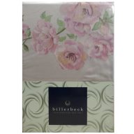   Billerbeck Bianka 3 részes pamut-szatén ágyneműhuzat, Virágos/Pink (333)