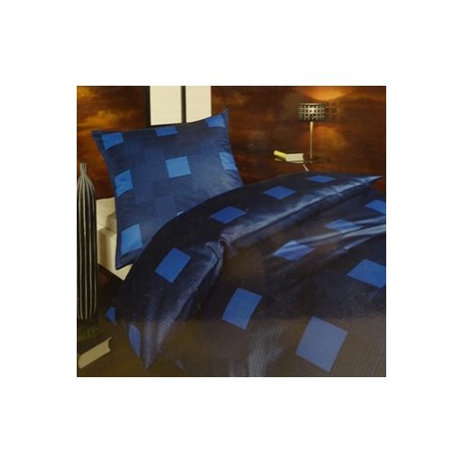 Billerbeck Elegante 3 részes pamut-szatén ágyneműhuzat, Blue Dream