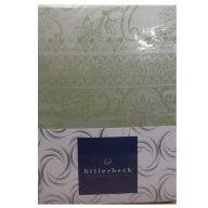   Billerbeck Bianka 4 részes pamut-szatén ágyneműhuzat, Zöld jacquard (587)