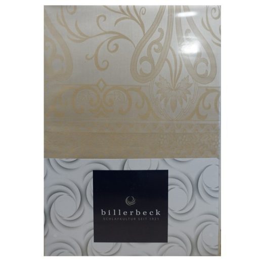 Billerbeck Bianka 4 részes pamut-szatén ágyneműhuzat, Arany jacquard (596)