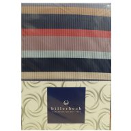   Billerbeck Bianka 4 részes pamut-szatén ágyneműhuzat, Happy Stripe (605)