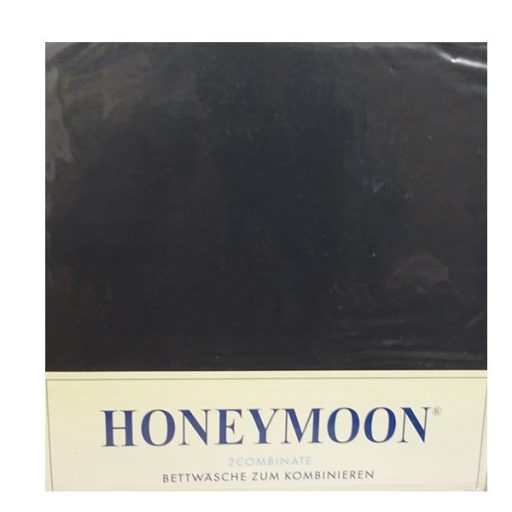 Billerbeck HONEYMOON gumis lepedő, 90-100x200 cm, Fekete