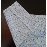   Billerbeck Elegante hengerpárna huzat, 40x15 cm, Kék kisvirágos (14)