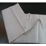   Billerbeck Elegante hengerpárna huzat, 40x15 cm, Bézs kockás (17)