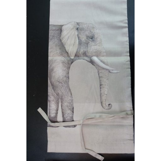 Billerbeck Elegante hengerpárna huzat, 40x15 cm, Bézs elefántos (20)