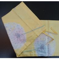   Billerbeck Elegante hengerpárna huzat, 40x15 cm, Sárga pitypangos (25)