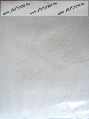 Egyszínű gombos pamut kispárnahuzat, fehér, 40x50 cm