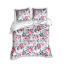 Pink virágos ágyneműhuzat (140x200 + 70x90 cm)
