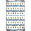  Real Madrid gumis lepedő, 90x200x25cm, Kék-fehér (171011)