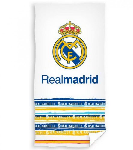 Real Madrid törölköző, Fehér, 70x140 cm (3010)