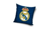 Real Madrid -kék díszpárnahuzat, 40x40 cm (6010)