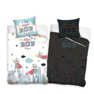 Super Boy világítós 2 részes ágyneműhuzat