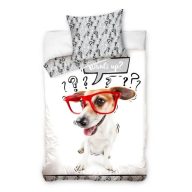   Kutya ágyneműhuzat, Grey/What's Up?, 140x200 + 70x80 cm (203007)
