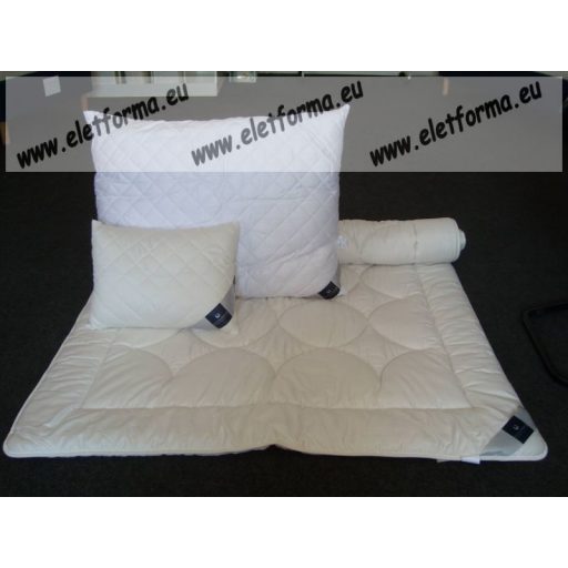 Billerbeck WOOL CLASSIC kétszemélyes gyapjú téli garnitúra (paplan, nagypárna, kispárna), 1 db 200x220 + 2db 70x90 + 2 db 36x48 cm (2400 g)