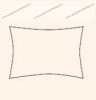 Billerbeck VIRGIN-SATIN pehely kispárna, 40x50 cm
