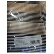   Billerbeck huzat, oldaltfekvő párnához, Barna-kék csíkos