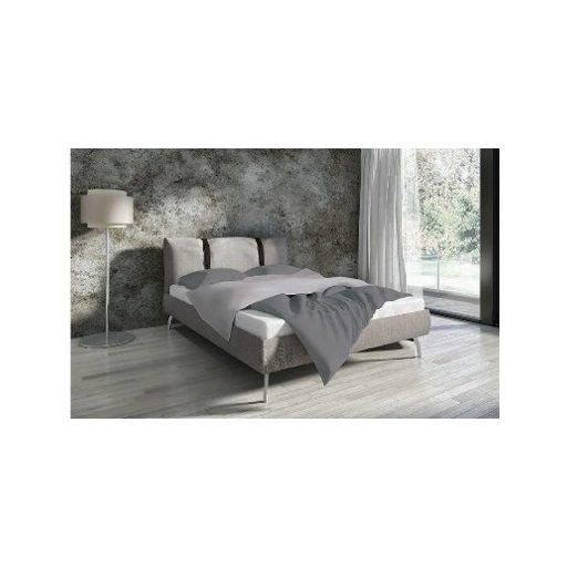 Egyszínű kétszemélyes ágyneműhuzat, Szürke (200x220 + 2 db 70x80 cm)