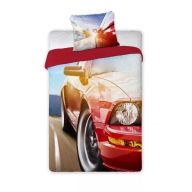Autós ágyneműhuzat, 140x200 + 70x90 cm