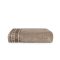 Bordűrös frottír törölköző, Capuccino, 70x140 cm (500 g/m2)