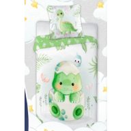 Dinós ágyneműhuzat (100x135+40x60 cm)