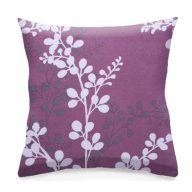 Elegáns díszpárnahuzat, mályva, 40x40 cm