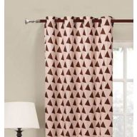 Készfüggöny, Triangles Bordó-bézs, 140x245 cm