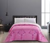 Elegancia kétoldalas ágytakaró, Sweetdreams/Pink virágos-madárkás, 240x260 cm (2756)