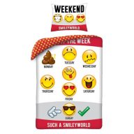 Emoji / Smiley ágyneműhuzat Weekend