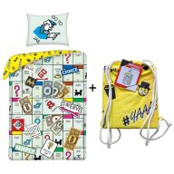 Monopoly ágyneműhuzat + tornazsák szett (1104)