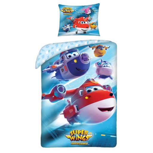 Szárnyalók/Super Wings ágyneműhuzat + sportzsák szett (753)