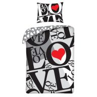 Love ágyneműhuzat (100% pamut), 2 részes