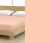 Jersey gumis lepedő, 90-100x200 cm, 135 g/nm, Apricote/Barack (215) - Mr Sandman