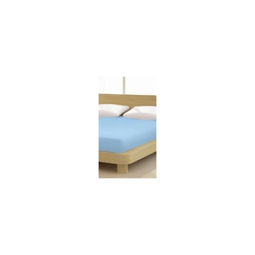 Jersey gumis lepedő, 90-100x200 cm, 135 g/nm, Kék/Bleu (232)- Mr Sandman