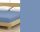 Jersey gumis lepedő, 180-200x200 cm, 135 g/nm, Taube/Kék (233)- Mr Sandman