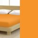 Jersey gumis lepedő, 90-100x200 cm, 135 g/nm, Orange (265)- Mr Sandman